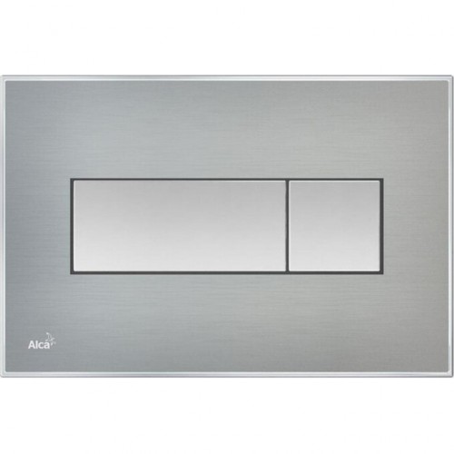 Кнопка управління з кольоровою пластиною (дошка - нержавіюча матова) M1371