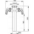 Переходник AlcaPlast A44M-DN40
