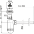 Сифон для умывальника Alca Plast A420